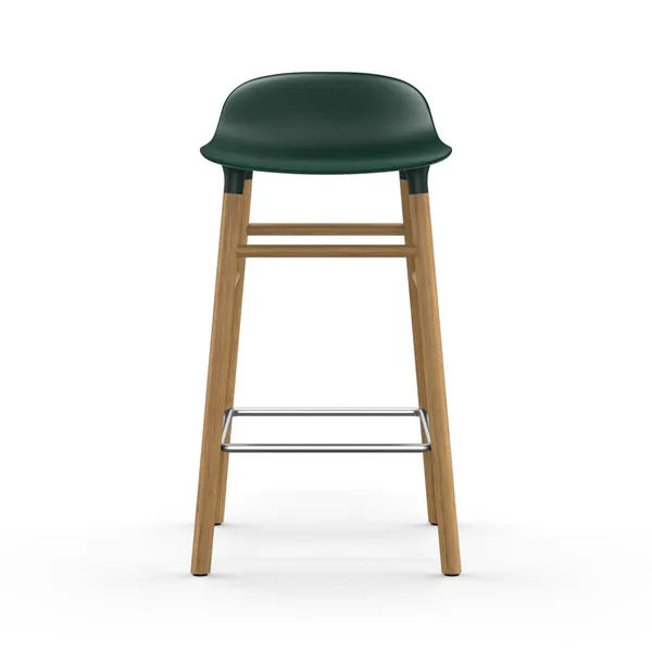 Form Baarituoli 65cm Vihreä/Tammi