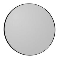 Circum Vægspejl Ø90 cm Sort