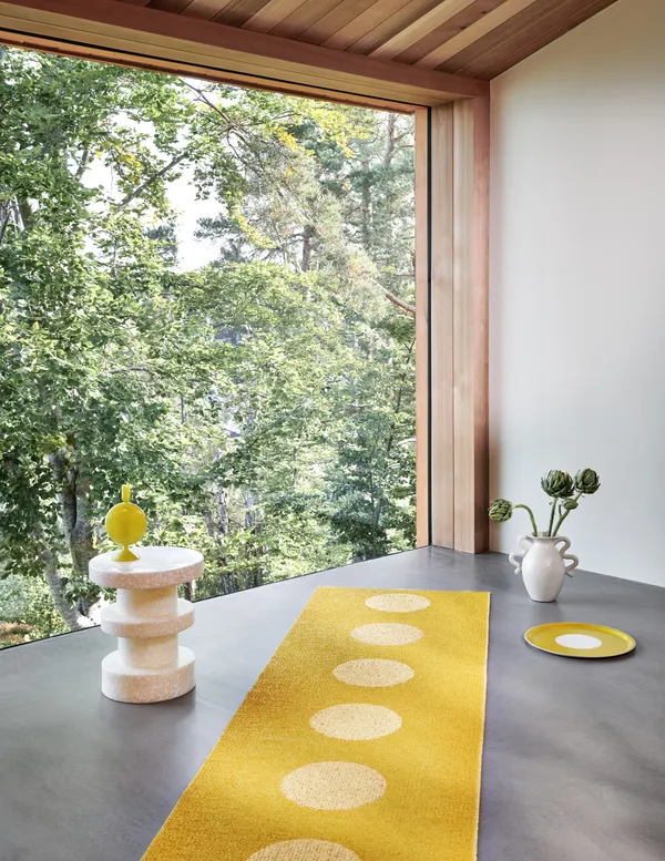 Vera Pop Tæppe 70x120 cm Mustard / Pale Yellow