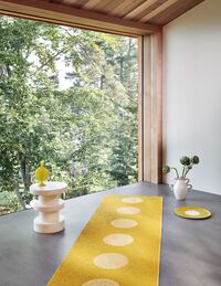 Vera Pop Tæppe 70x120 cm Mustard / Pale Yellow