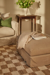 Chess Juteteppe 200x300 cm Naturfarget / Off-white