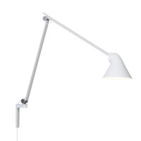 NJP Væglampe Lang arm Hvid