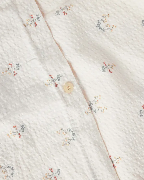 La Fraise Seersucker Duvet Cover Single 140x200 cm