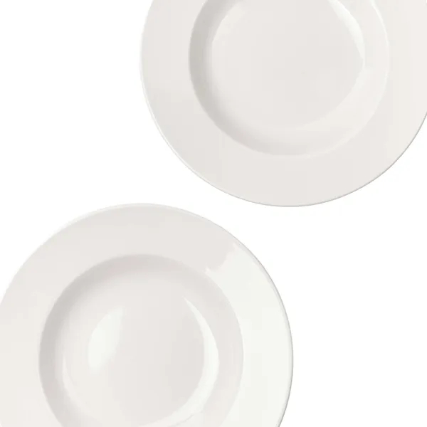 Métier Djup Tallrik 23 cm 2-pack Vit