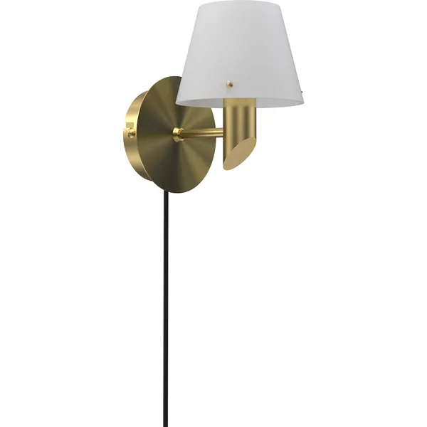 Gil Wall Lamp Satin Brass / Opal Glass
