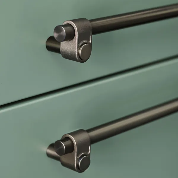 Pull Bar Handtag Cast 300 mm Gun Metal