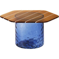 Striche Coffee Table Orange / Blue