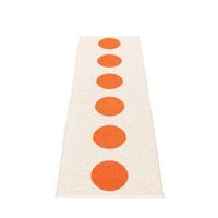 Vera Gulvtæppe 70x150 cm Orange/Vanilla