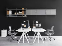String Works Skrivebordsplate 140 cm Hvit Laminat