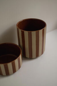 Line Krukke 16 cm Nougat