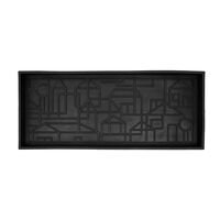 Rubber Boot Tray Doormat 85x36 cm City