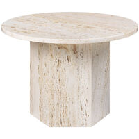 Epic Sofabord Rund 60 cm Neutral White