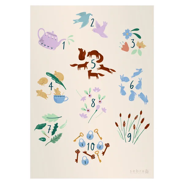 Daydream Juliste Numeroilla 50x70 cm
