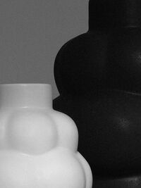 Balloon 04 Vase Grande Raw White