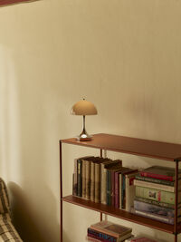 Panthella 160 Bordlampe Bærbar V3 Original Opal Brown