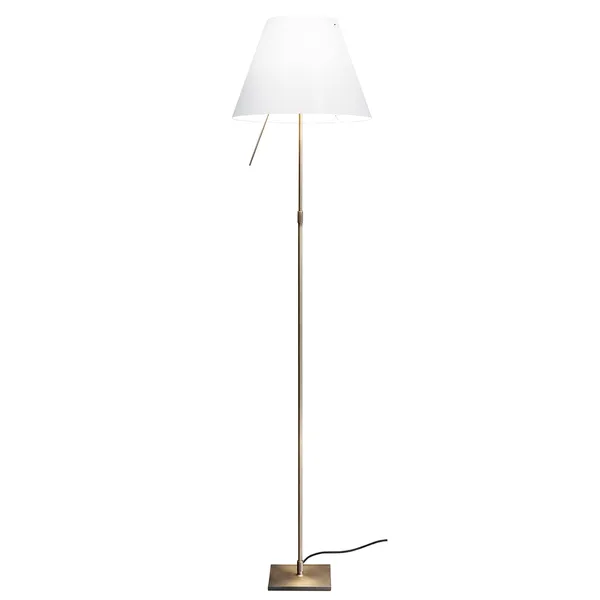 Costanza Floor Lamp Brass/White