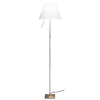 Costanza Floor Lamp Brass/White