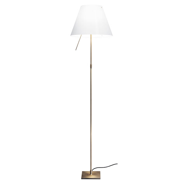Costanza Floor Lamp Brass/White