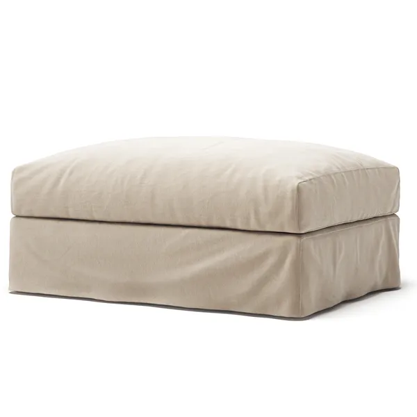 Stopning Til Le Grand Air Fotskammel Bomull Beige