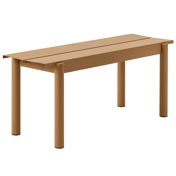 Linear Bänk Stål 110 cm Burnt Orange