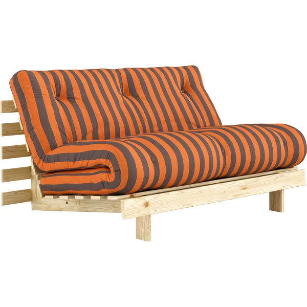 Roots Sovesofa 140x200 cm Orange / Brun