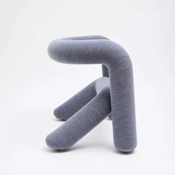 Extra Bold Lænestol Mele Grey/Blå