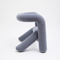 Extra Bold Lænestol Mele Grey/Blå