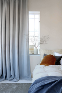Hotellipimennysverho Kaksinkertainen Leveys Harmaa 290x250 cm