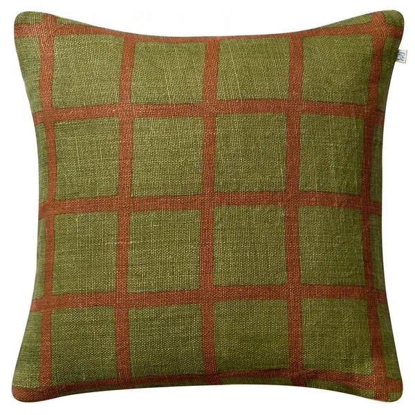 Mela Kuddfodral 50x50 cm Cactus Green / Terracotta