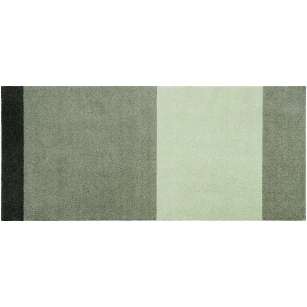 Stripes Tæppe Lysegrønt / Mørkegrønt 90x200 cm