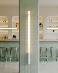 In Fine Vegglampe 160 cm Hvit