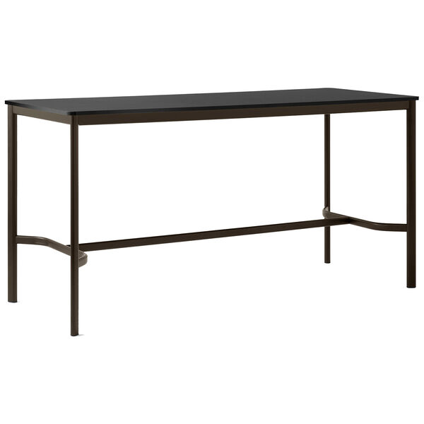 Drip HW62 Bardisk 80x190x95 cm Svart Laminat / Bronsefarget