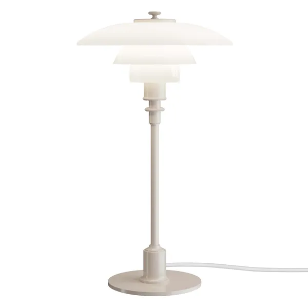 PH 2/1 Bordslampa Glossy Beige