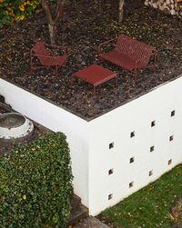 Palissade Loungebord 815x86 cm Iron Red