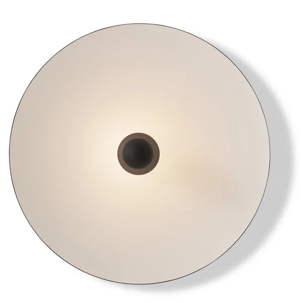 Kantarell Vägglampa / Taklampa Ø55 cm Svart