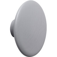 Dots Krog Træ Ø17 cm Grå