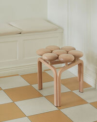 Utzon Stool Skammel Bøg/Messing