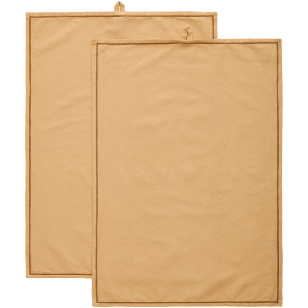 Sienna Kjøkkenhåndkle 2-pk 50x70 cm Sand