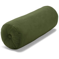 Puff Rolster Recycled Velvet Pude 24x65 cm Deep Green