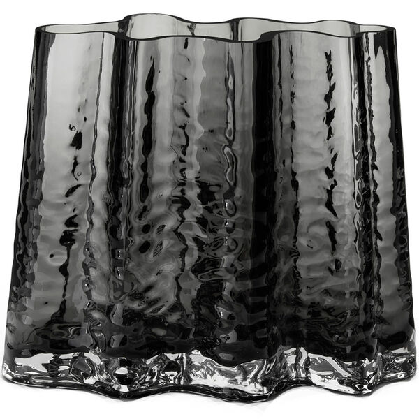 Gry Wide Vase H19 cm Røyk