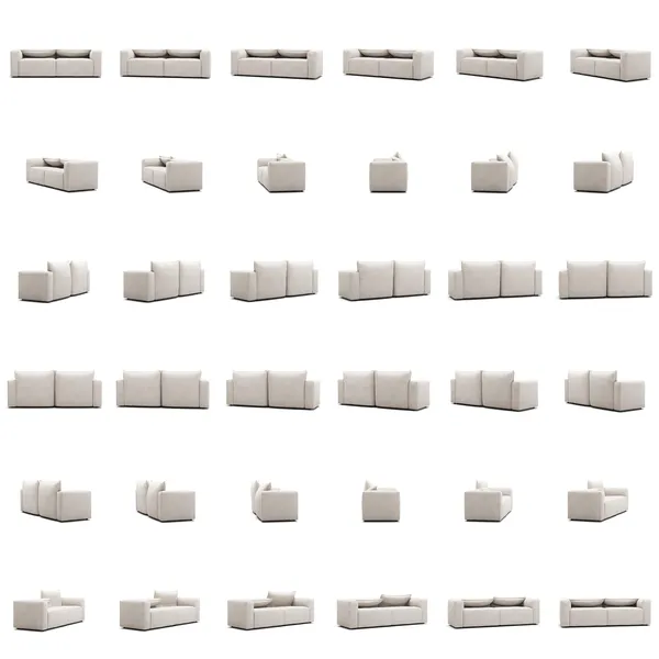 Moore 2-Seter Sofa Plush Beige
