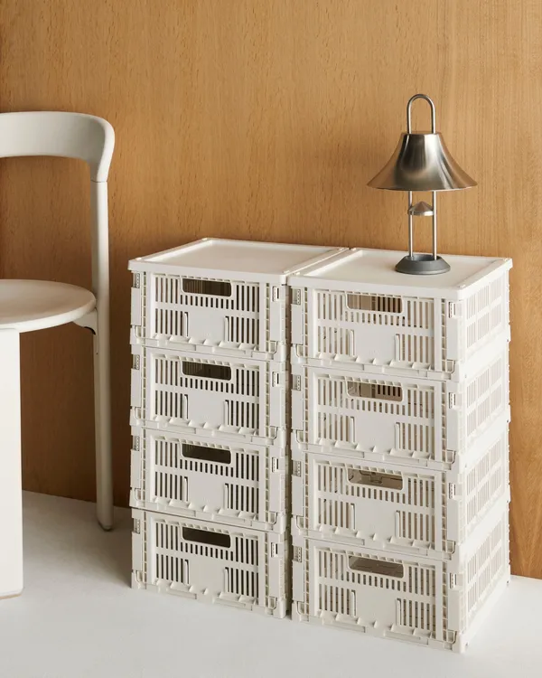 Colour Crate Large Square Oppbevaring Off-white