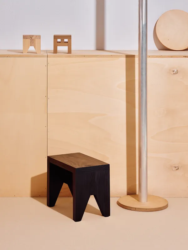 Manolito Stool Short Black