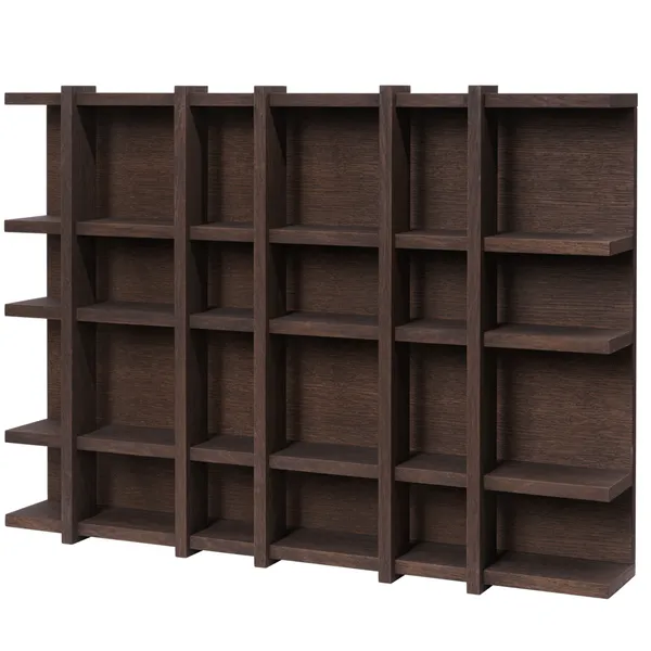 Tilem Væghylde 6x4 Dark Oak