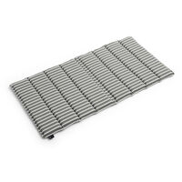 Terrazza Folding Seat Cushion 82x40 cm Grey bold stripe