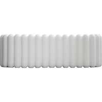 Mist Oval Krukke XL Hvid