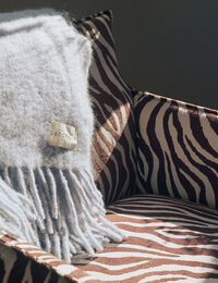 Le Petite Fåtölj Zebra Brun / Vit