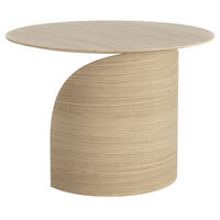 Savoa Sofabord Ø64 cm Naturlig Eg