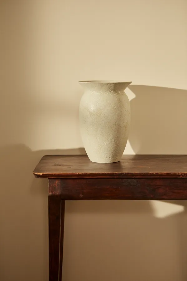 Flora Vase 29 cm Whitewash