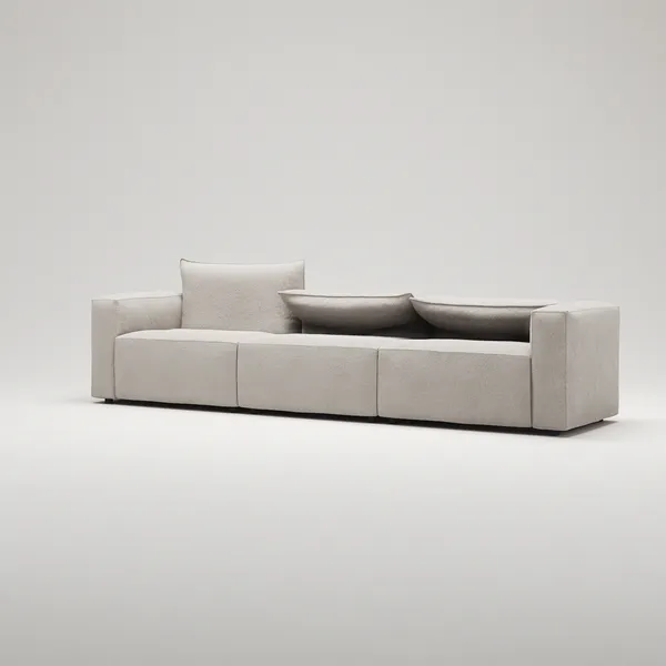 Moore 3-Sitssoffa Plush Beige
